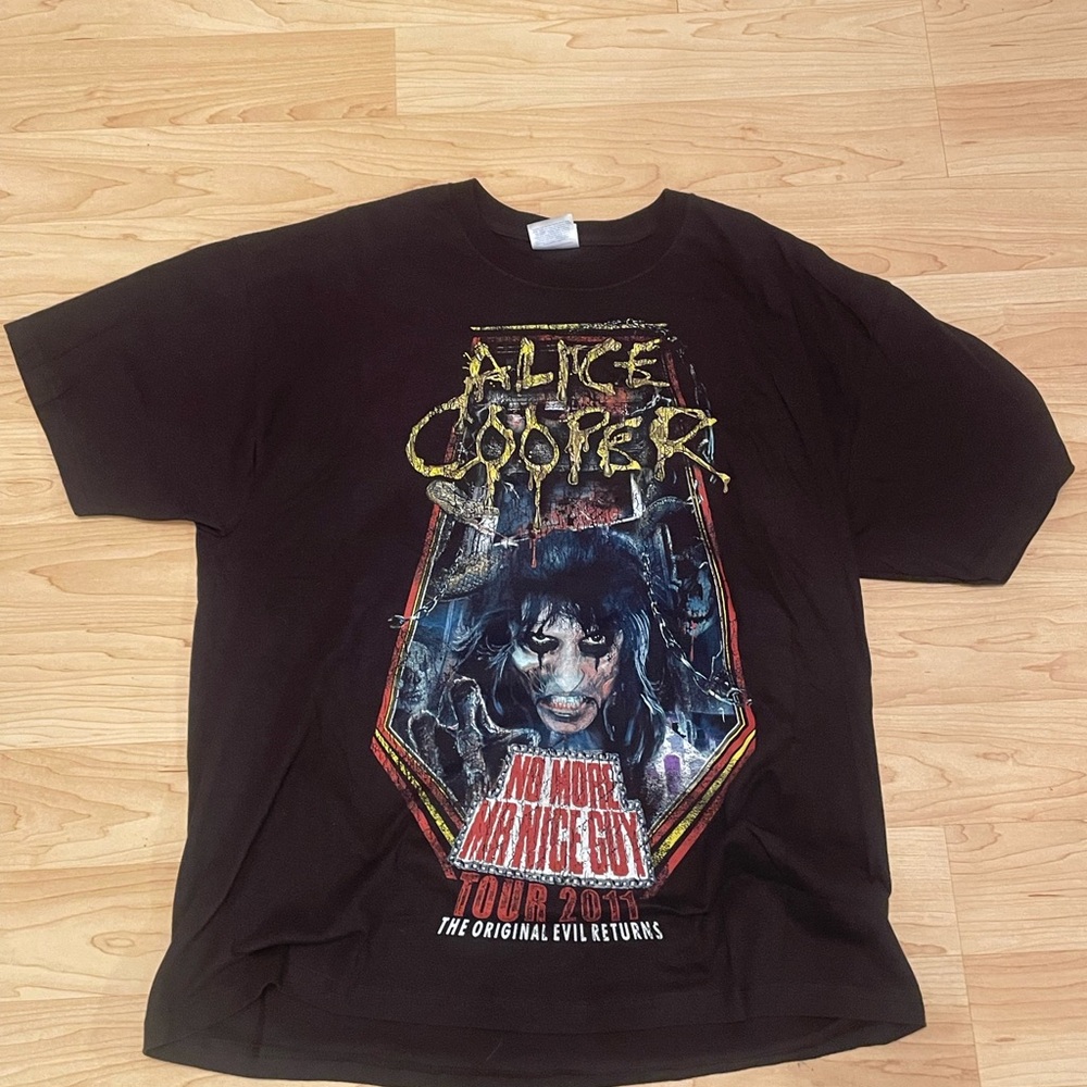 Alice Cooper Black Graphic T-Shirt